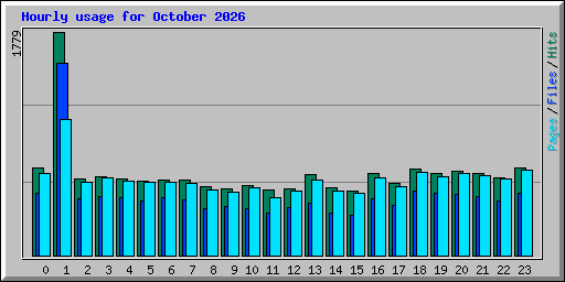 Hourly usage for October 2026